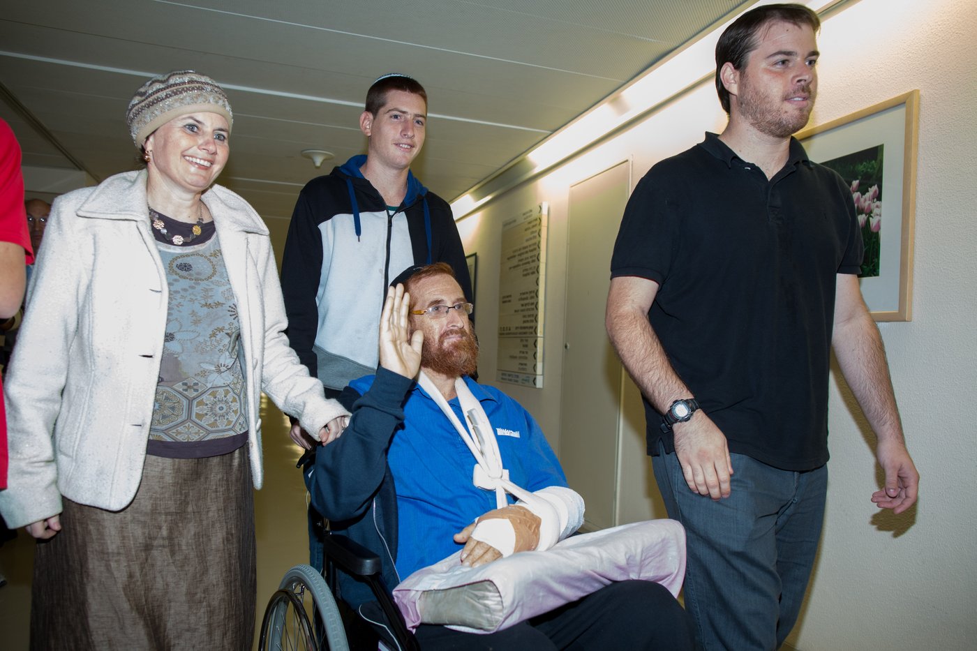 יהודה גליק השתחרר מביה"ח: "לא ברור מאליו שאני כאן"