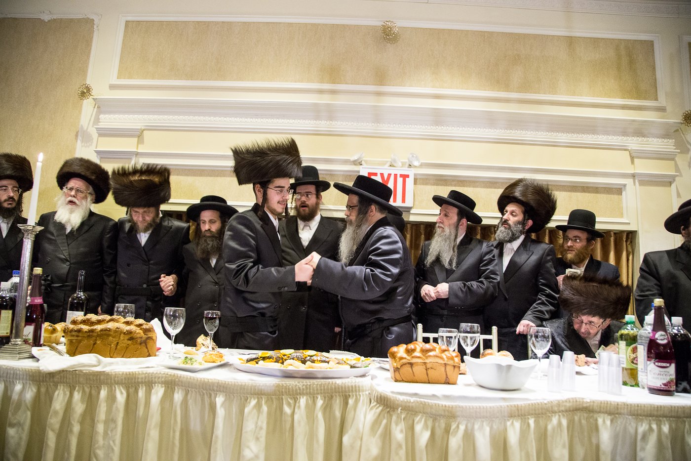 האדמו"רים חגגו בחתונת בן הנגיד מויליאמסבורג