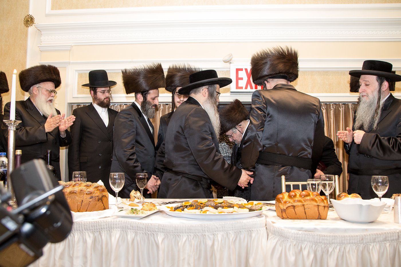 האדמו"רים חגגו בחתונת בן הנגיד מויליאמסבורג