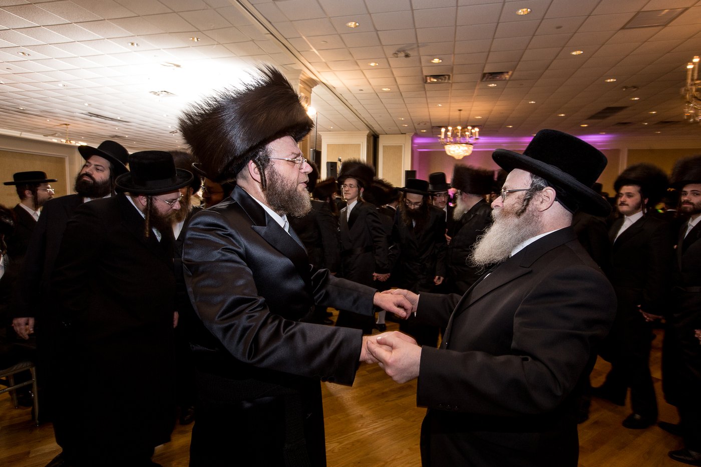 האדמו"רים חגגו בחתונת בן הנגיד מויליאמסבורג