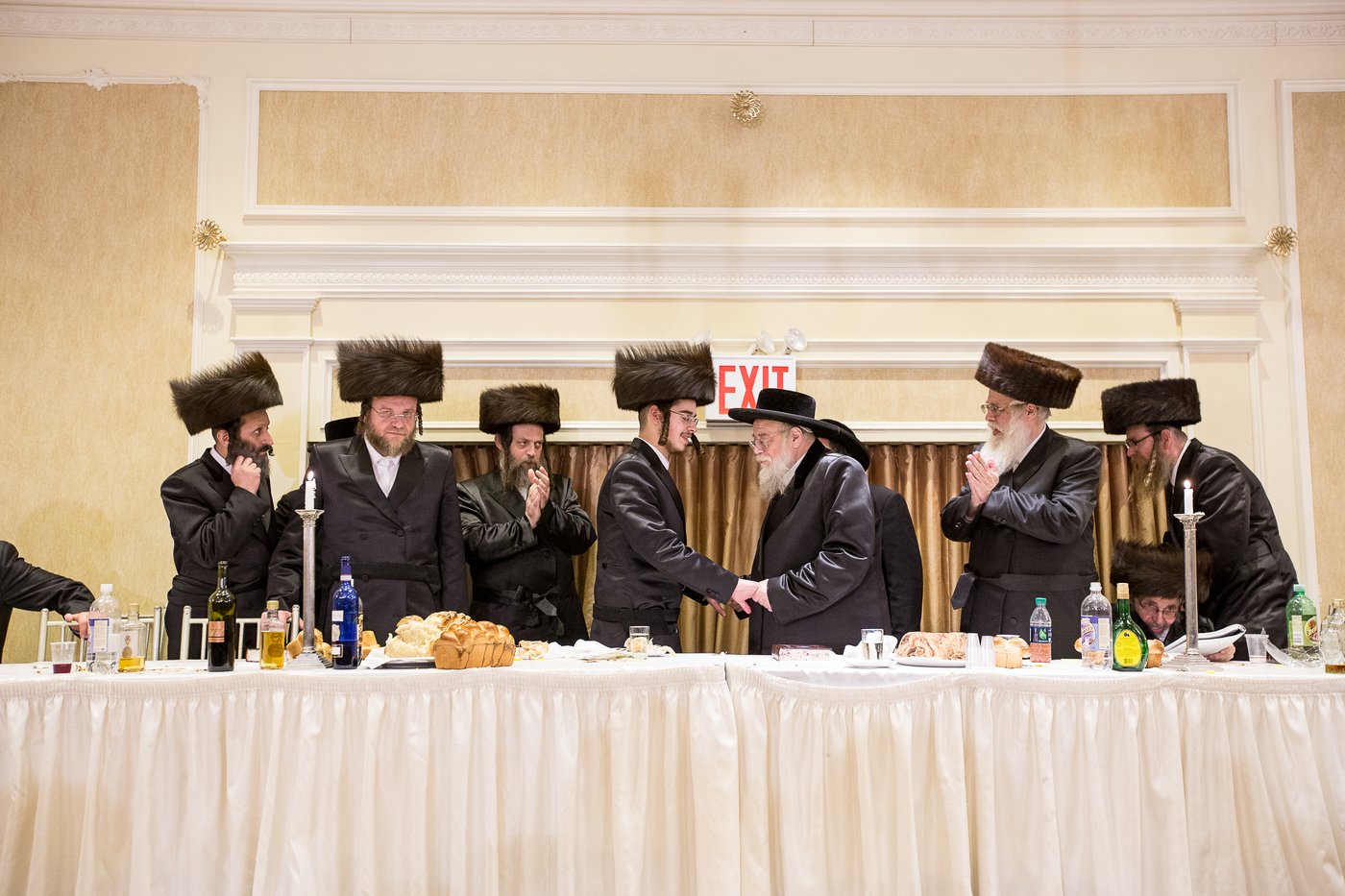 האדמו"רים חגגו בחתונת בן הנגיד מויליאמסבורג