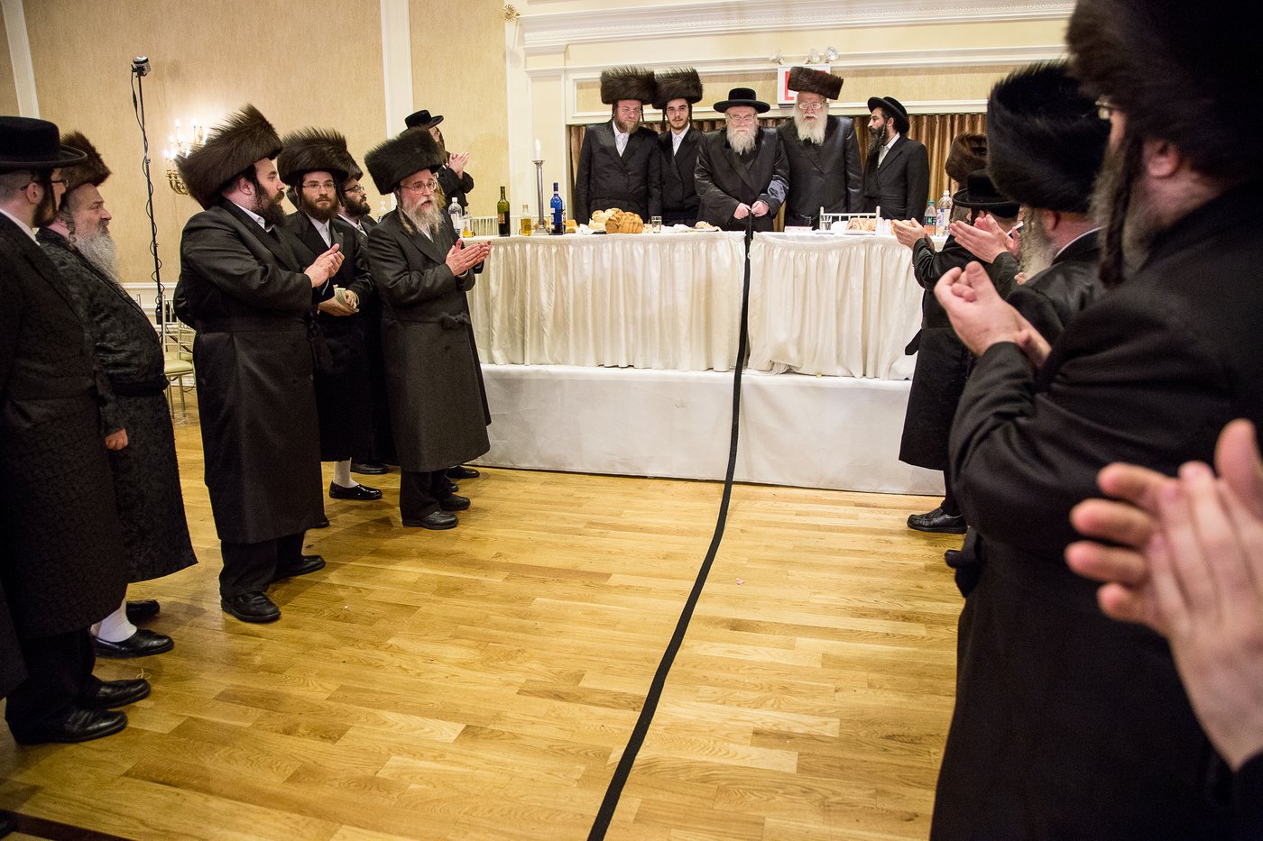 האדמו"רים חגגו בחתונת בן הנגיד מויליאמסבורג