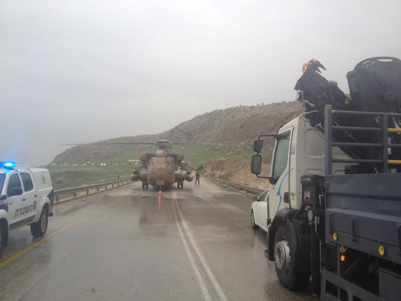 כביש הבקעה: שני הרוגים וחמישה פצועים בתאונה