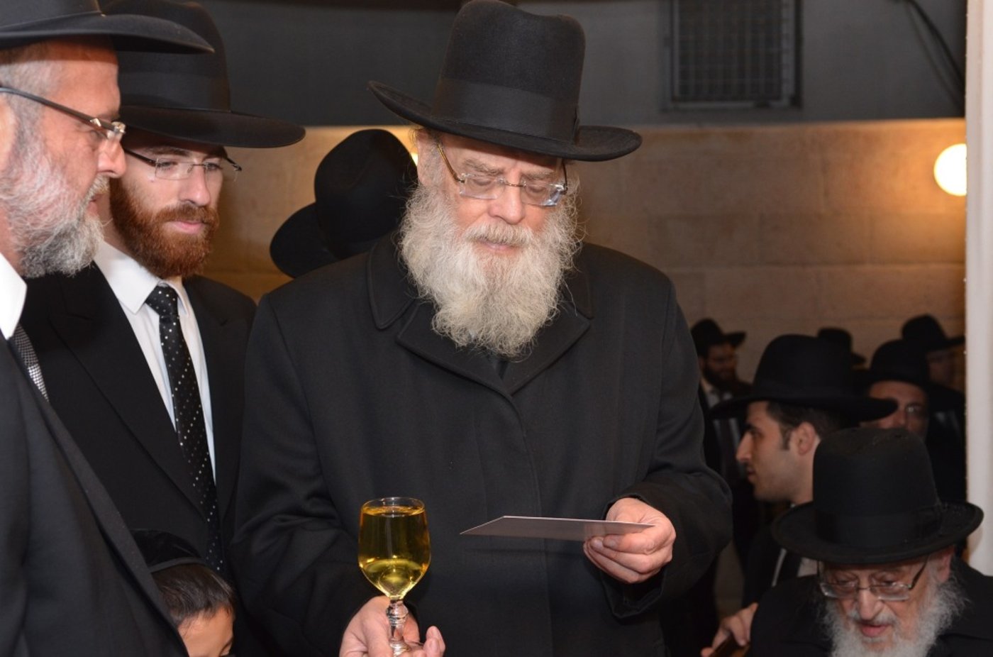 גלריה: הגרמ"צ ברגמן חיתן נכד, כולם באו