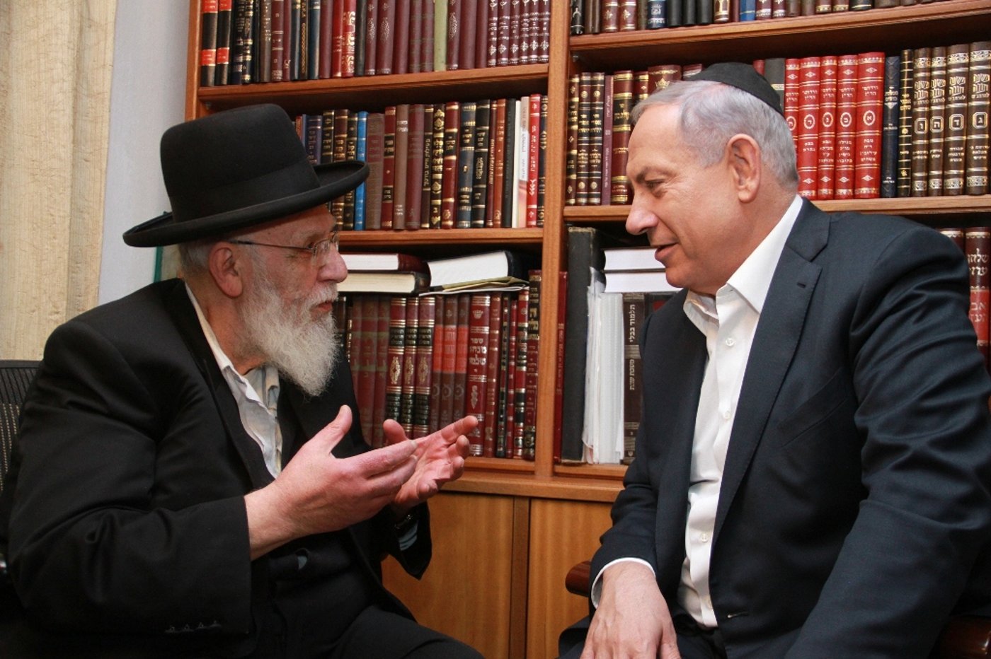 ראש הממשלה בנימין נתניהו בניחום אבלים אצל הגר"ש כהן, הערב