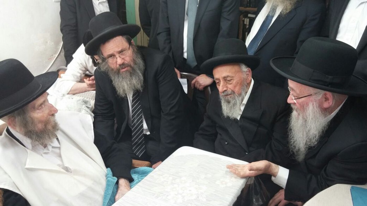 הגר"ש בעדני ביקר אצל הגראי"ל והתברך: "יאריך ימים על ממלכתו"