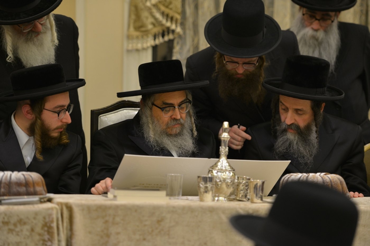 גלריה: שמחת התנאים לנכד האדמו"ר מסאטמר