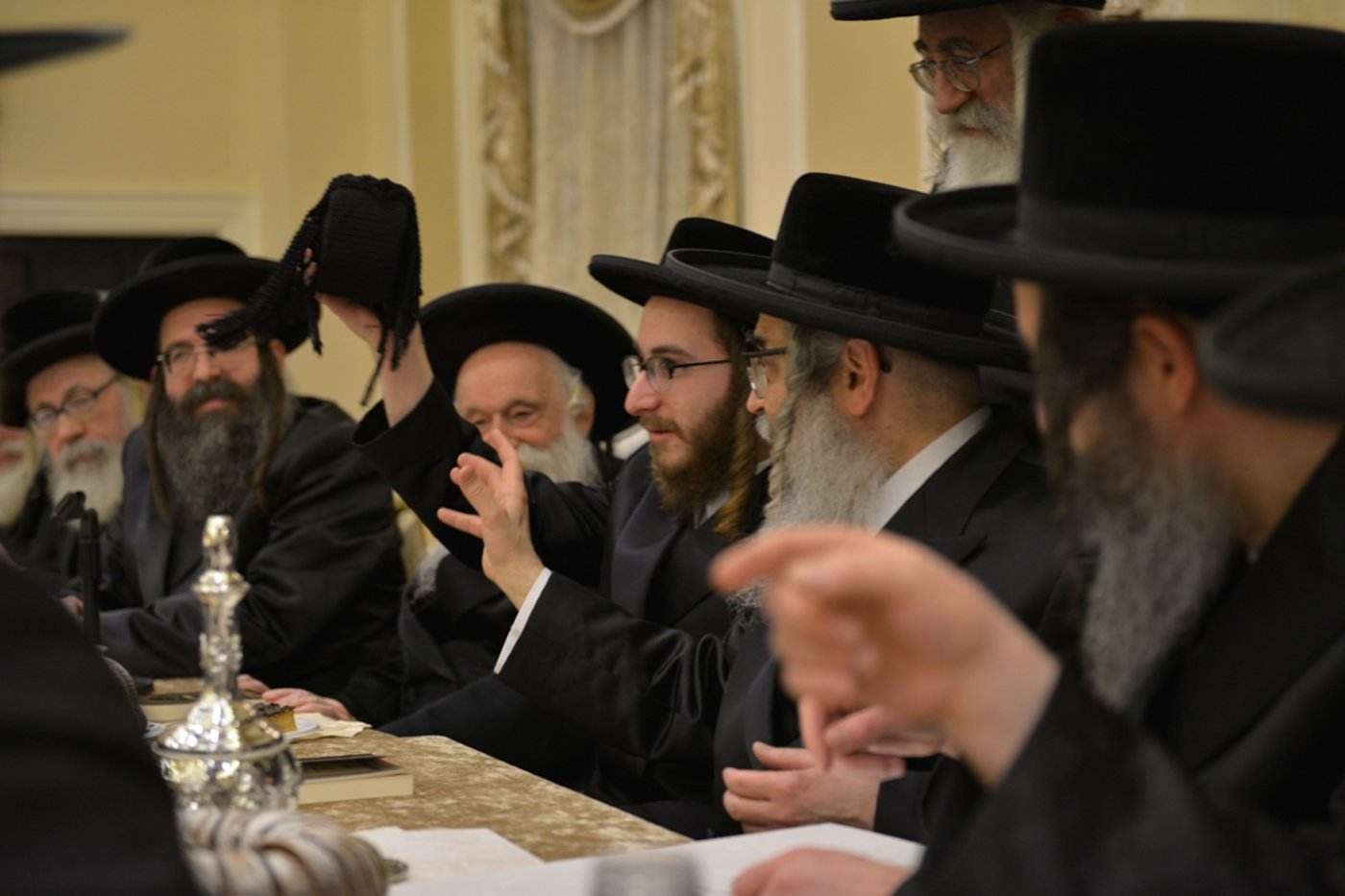 גלריה: שמחת התנאים לנכד האדמו"ר מסאטמר