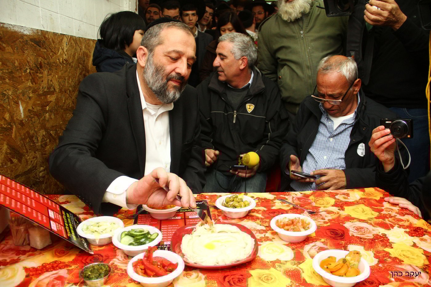 תיעוד: אריה דרעי בסיור בחירות שוק מחנה יהודה