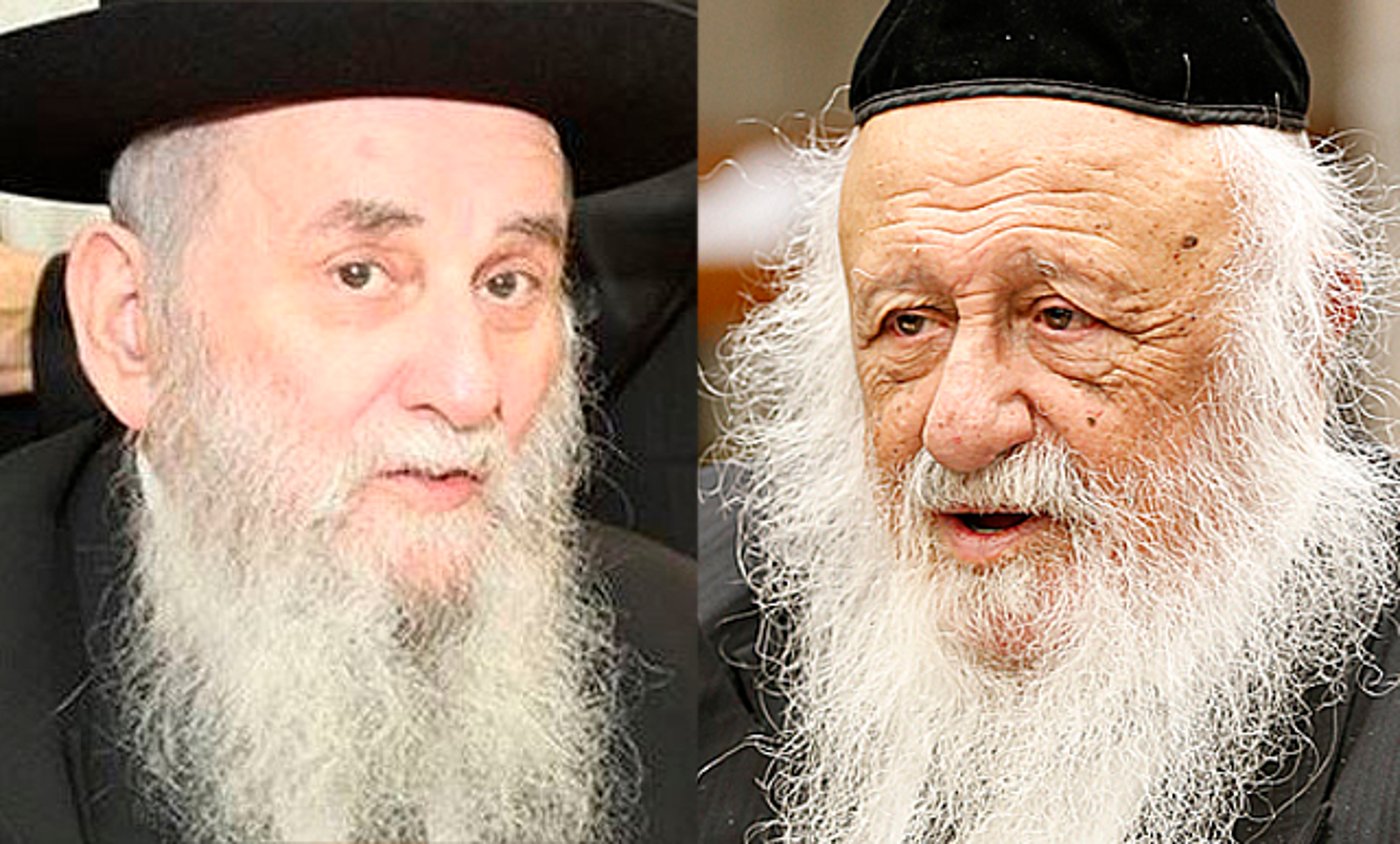 הגרב"ד פוברסקי והגרד"צ קרלנשטיין