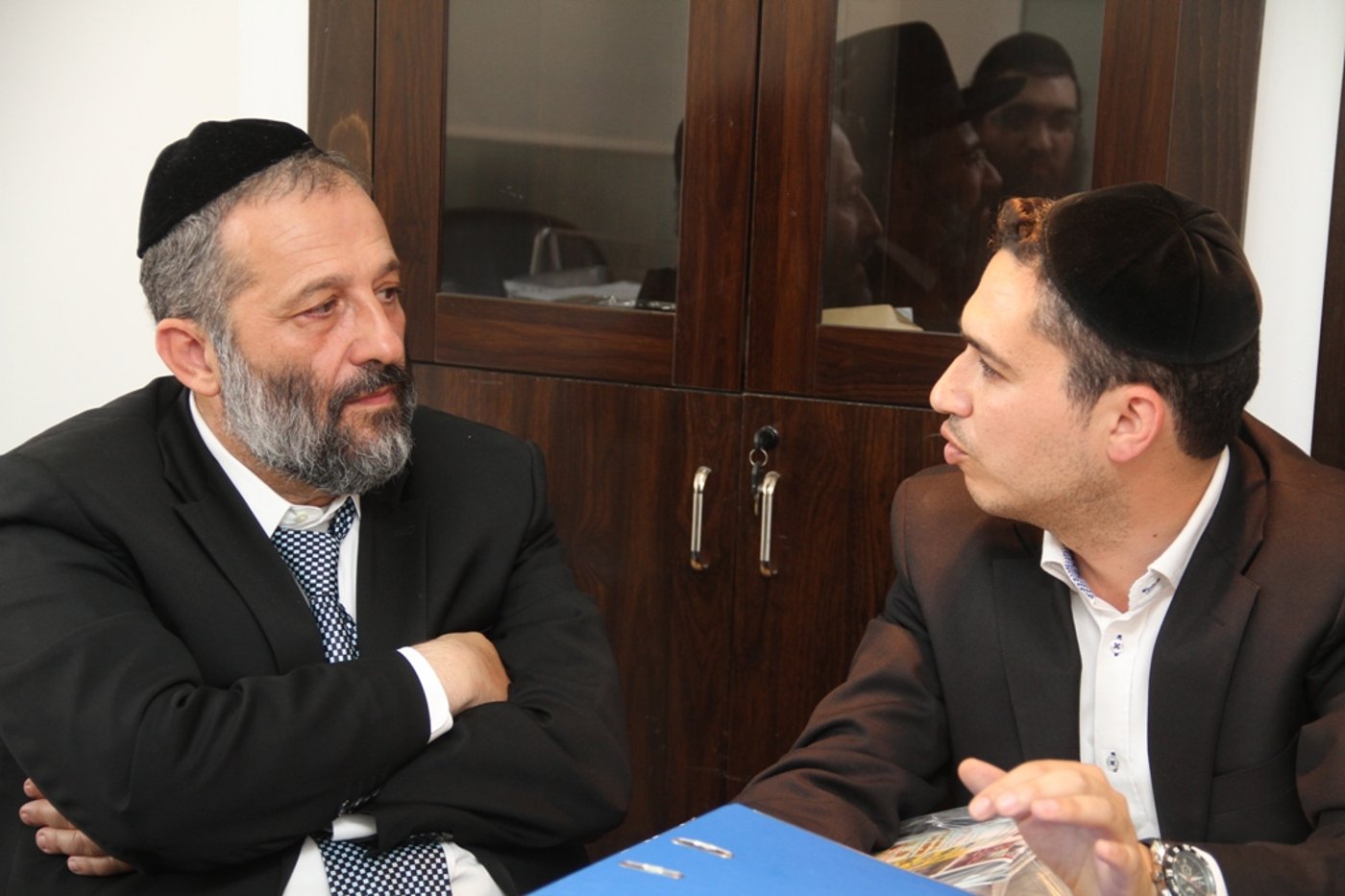 דרעי ויו"ר ש"ס בחדרה בועז ביטון