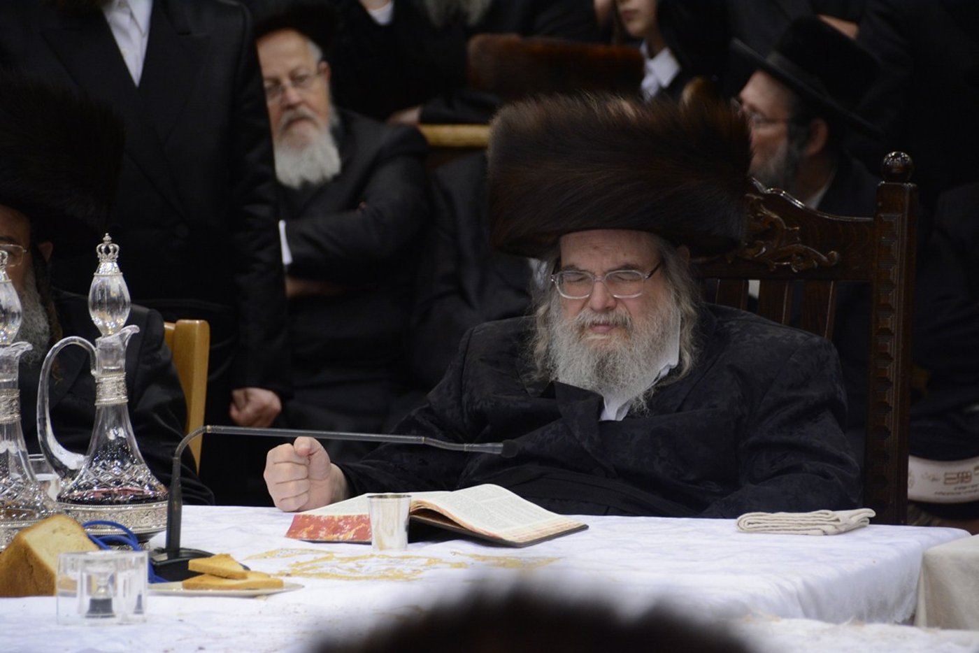 גלריה: כך נראתה שמחת הברית לנכד האדמו"ר מבעלזא