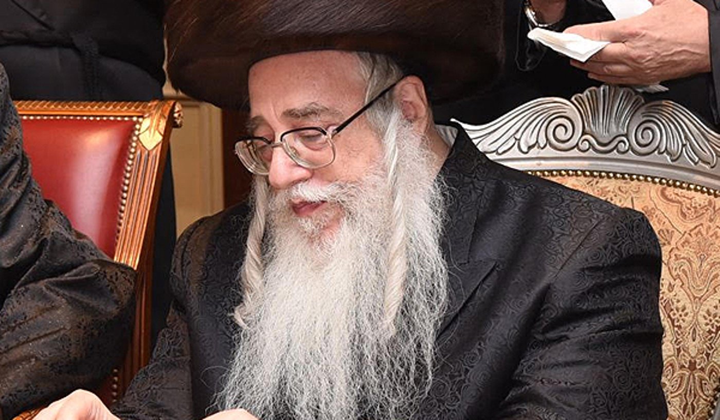 צפו: האדמו"ר מצאנז בשבע ברכות