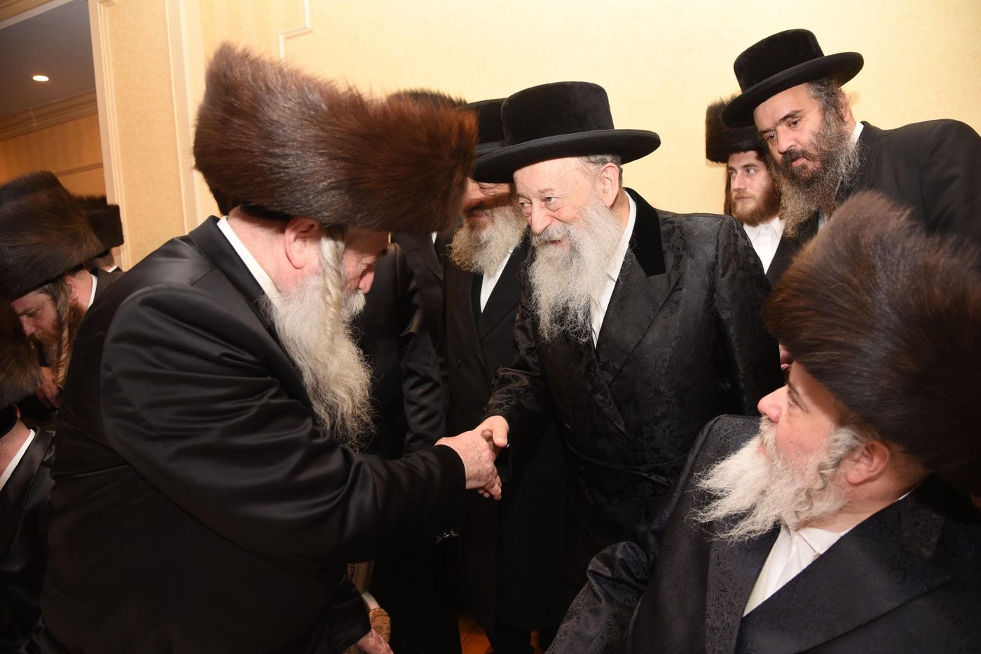 צפו: האדמו"ר מצאנז בשבע ברכות