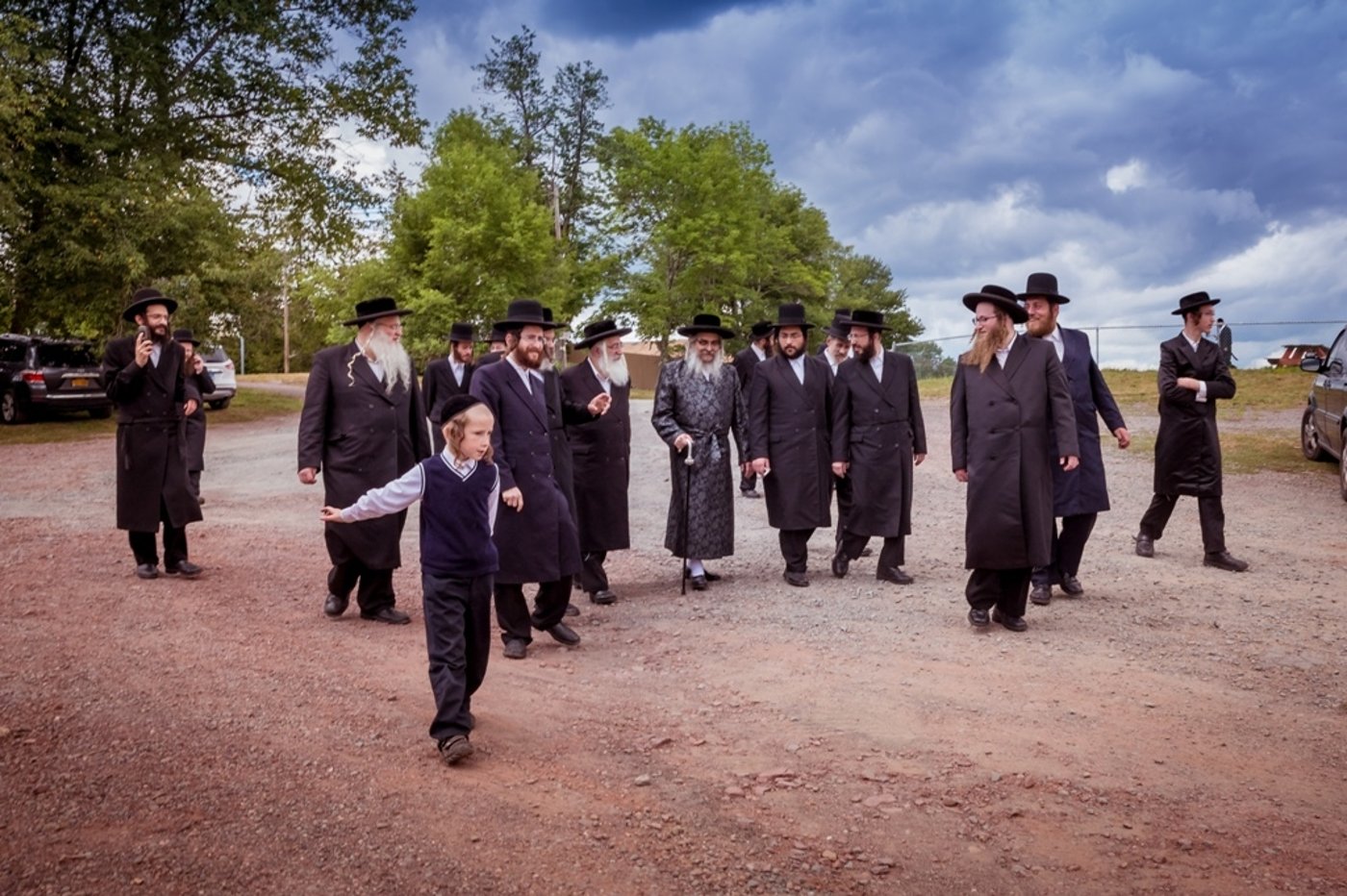 הרבי מסאטמר ערך ביקור במחנה הקיץ לילדי החסידות