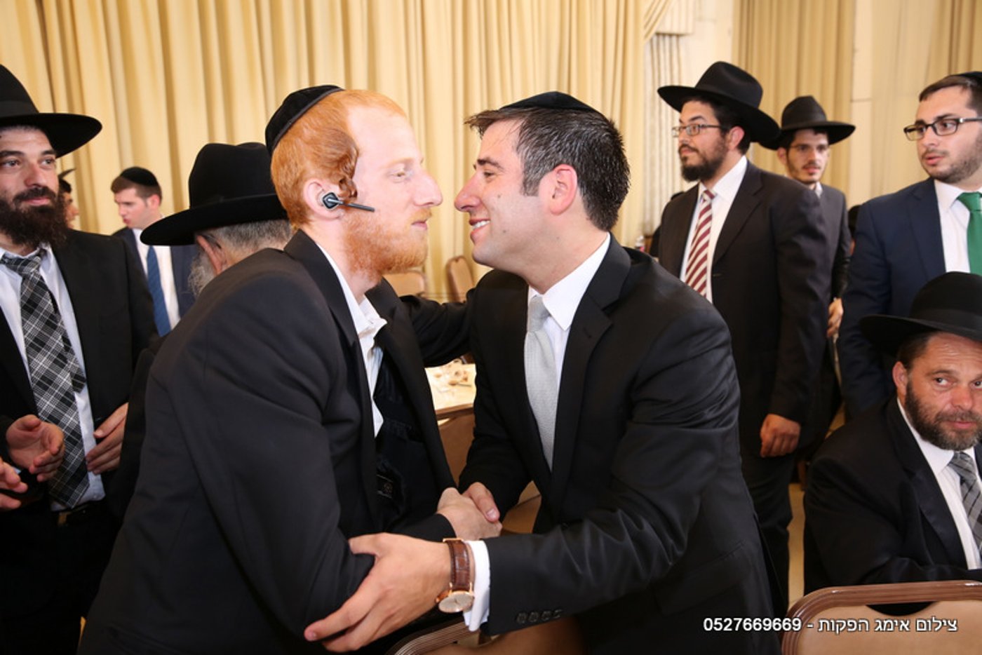 שמחת 'דגל התורה' בחתונת יעקב מורגנבסר • גלריה