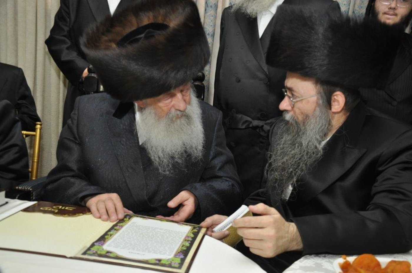 שמחת נישואי נכדת הגר"ח וואזנר עם נכד הרביח מנדבורנה חיפה • גלריה