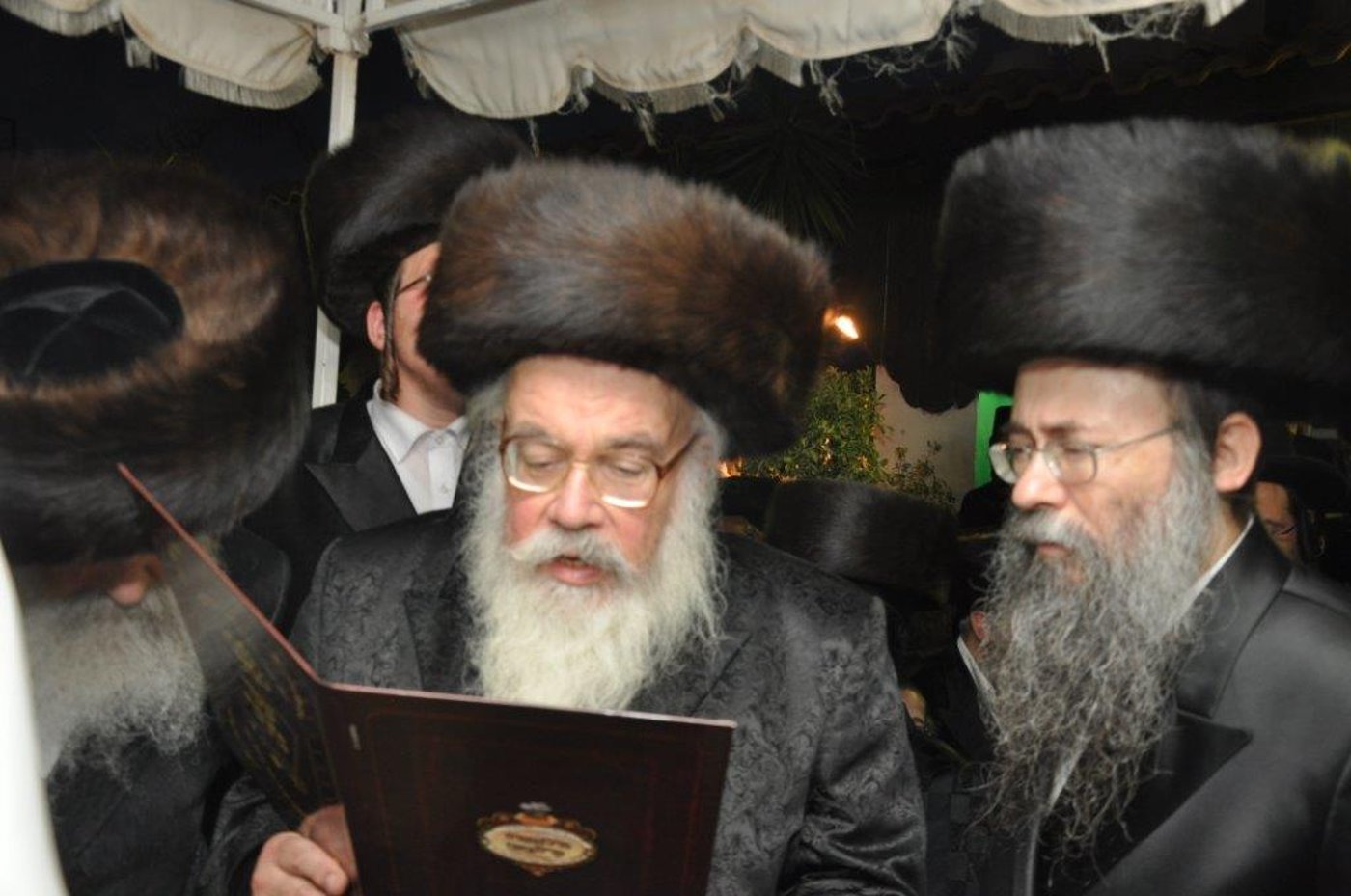 שמחת נישואי נכדת הגר"ח וואזנר עם נכד הרביח מנדבורנה חיפה • גלריה