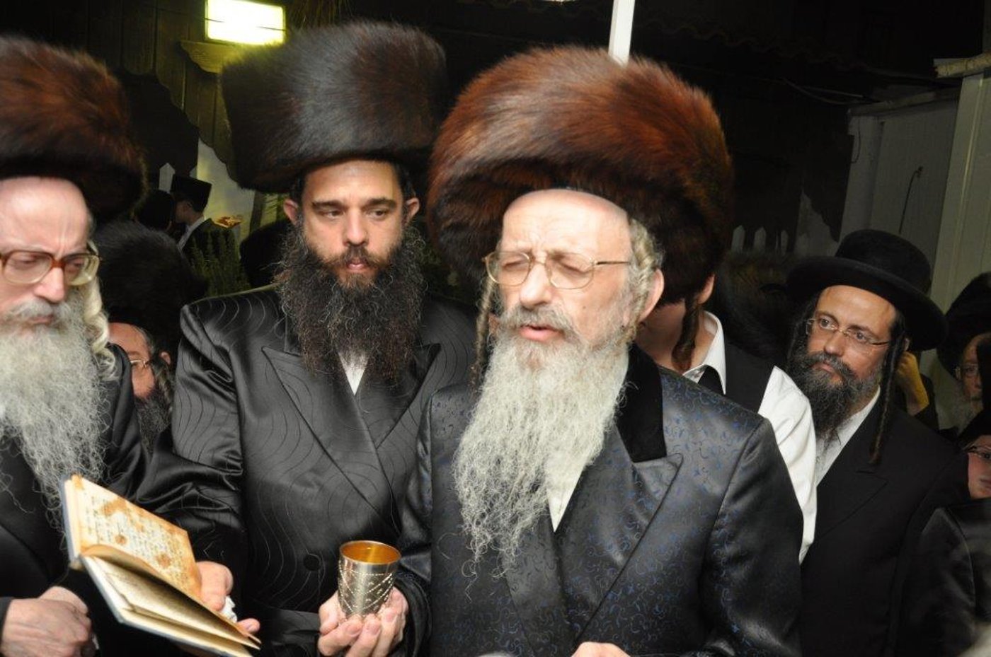 שמחת נישואי נכדת הגר"ח וואזנר עם נכד הרביח מנדבורנה חיפה • גלריה
