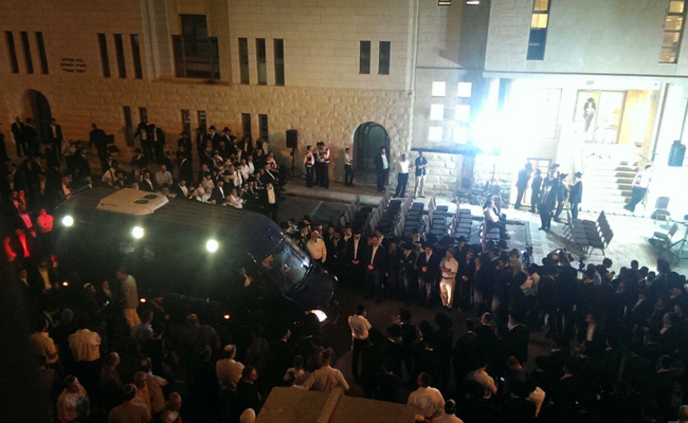 הלוויתו של הרב רוטמן הי"ד