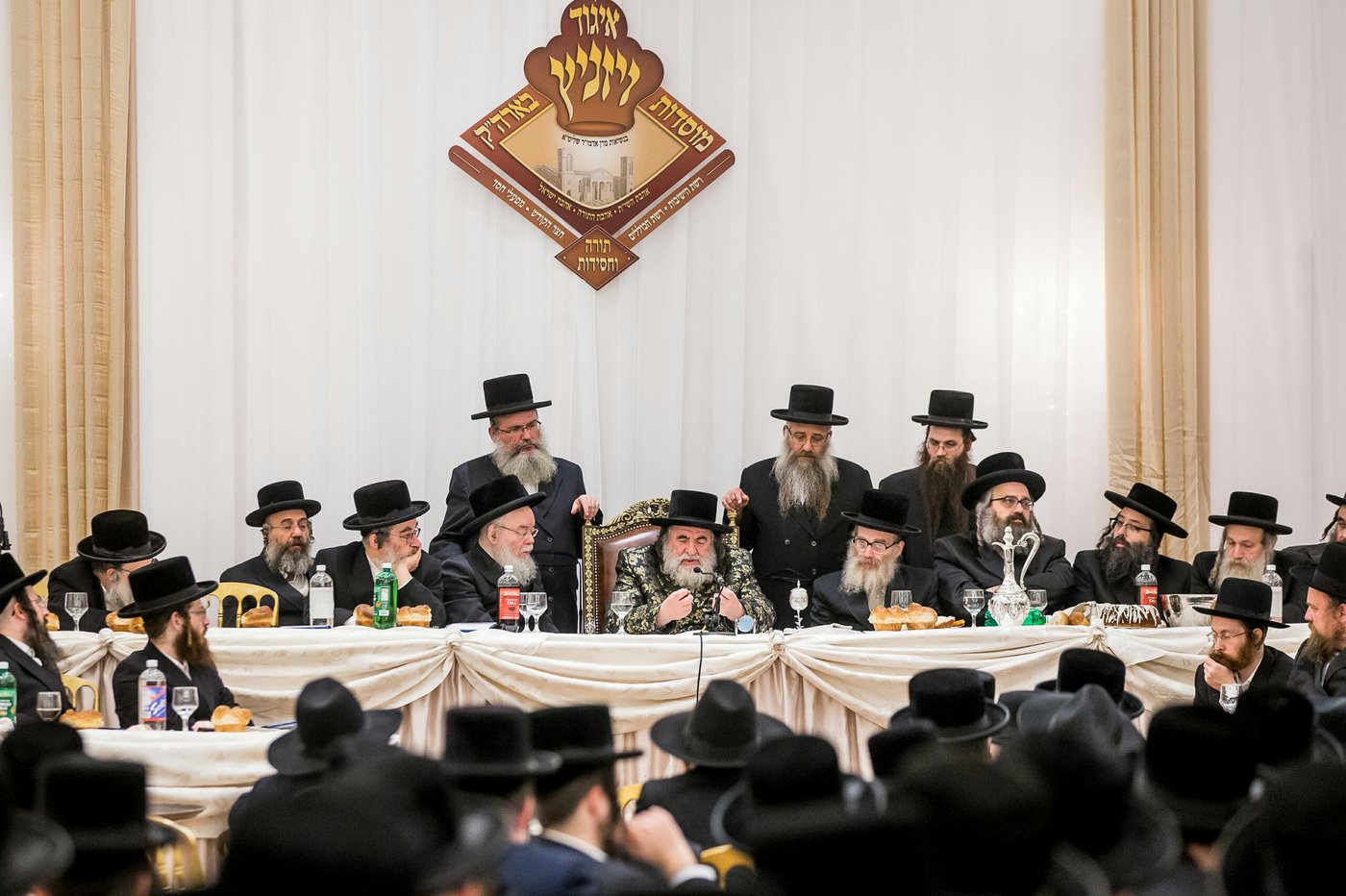 גלריה: דינר עם האדמו"ר מויז'ניץ בבורו פארק