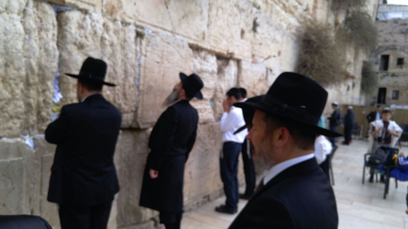 צפו: לופוליאנסקי התפלל, שר ורקד בכותל המערבי