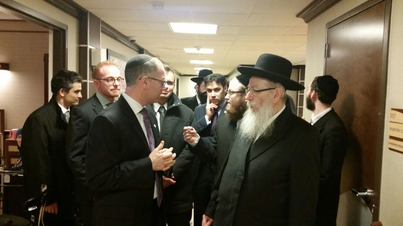 שר הבריאות יעקב ליצמן מבקר בארצות הברית