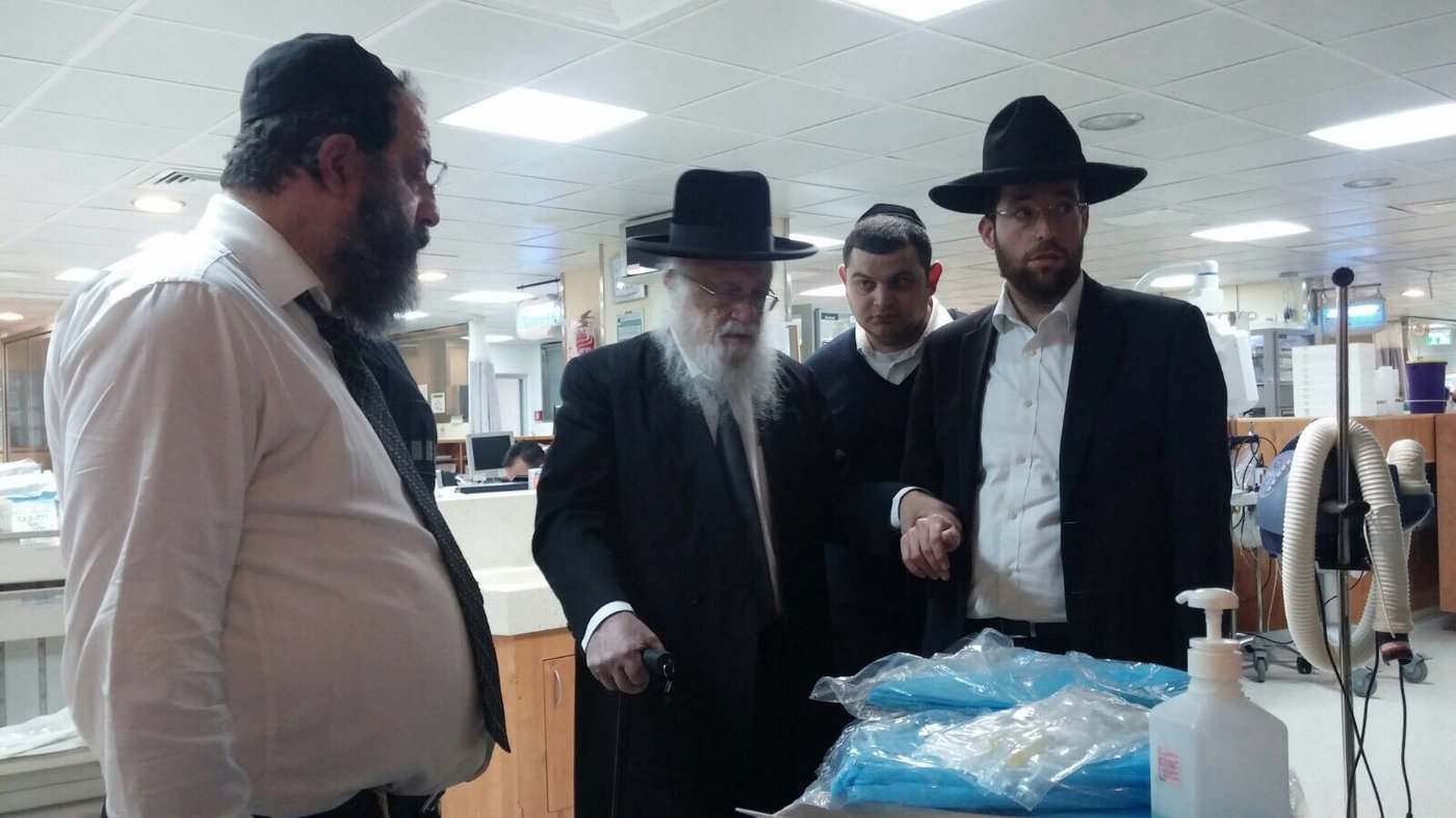 הגרב"ד פוברסקי ערך ביקור חולים אצל הגרח"ש ליבוביץ. צפו