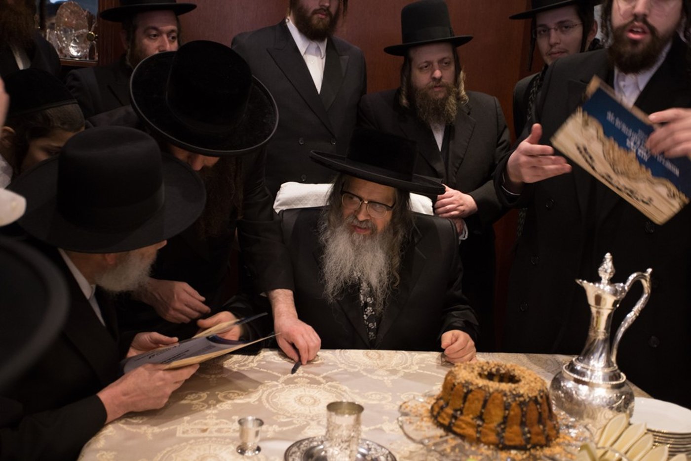 גלריה: האדמו"ר מסאטמר קפץ לביקור בזק באנטוורפן