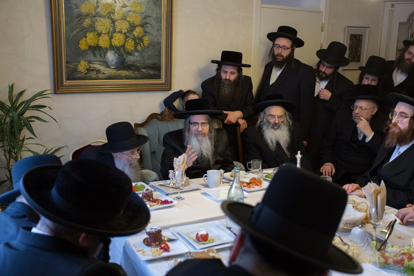 גלריה: האדמו"ר מסאטמר קפץ לביקור בזק באנטוורפן