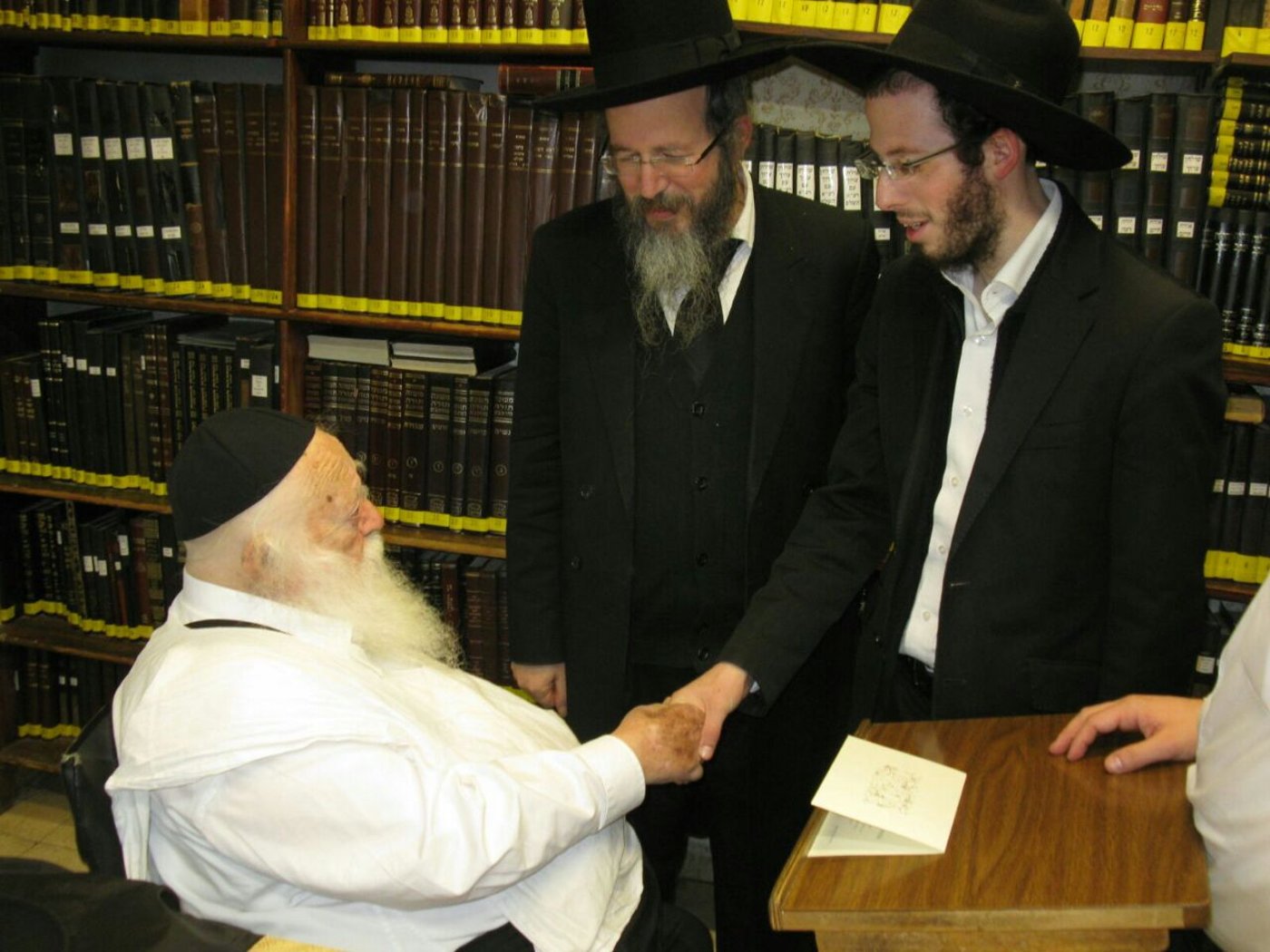 רבי חיים פרץ ברמן אצל מרן הגר"ח