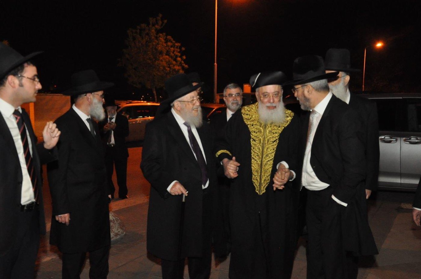 שמחת חתונת נכדת הראשל"צ ורבה של ירושלים הגר"ש עמאר