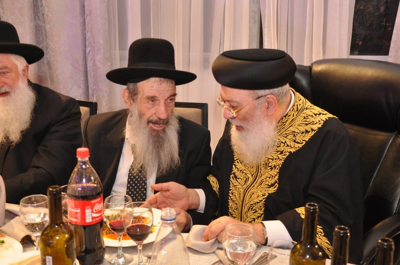 שמחת חתונת נכדת הראשל"צ ורבה של ירושלים הגר"ש עמאר