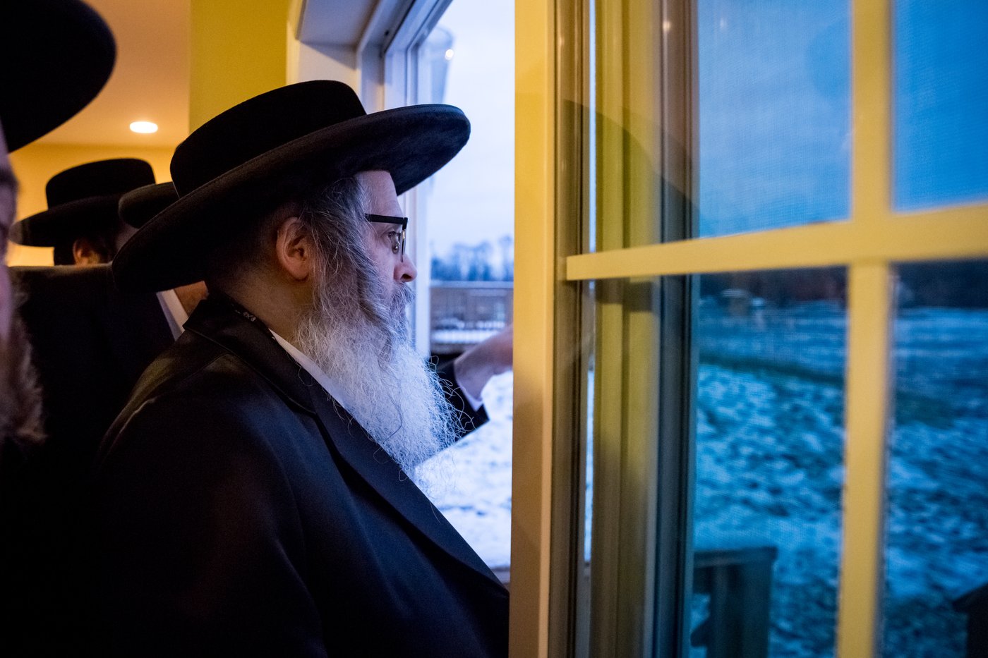 הרבי מסאטמר סייר ביישוב החדש של סאטמר בבלומינבורג • גלריה