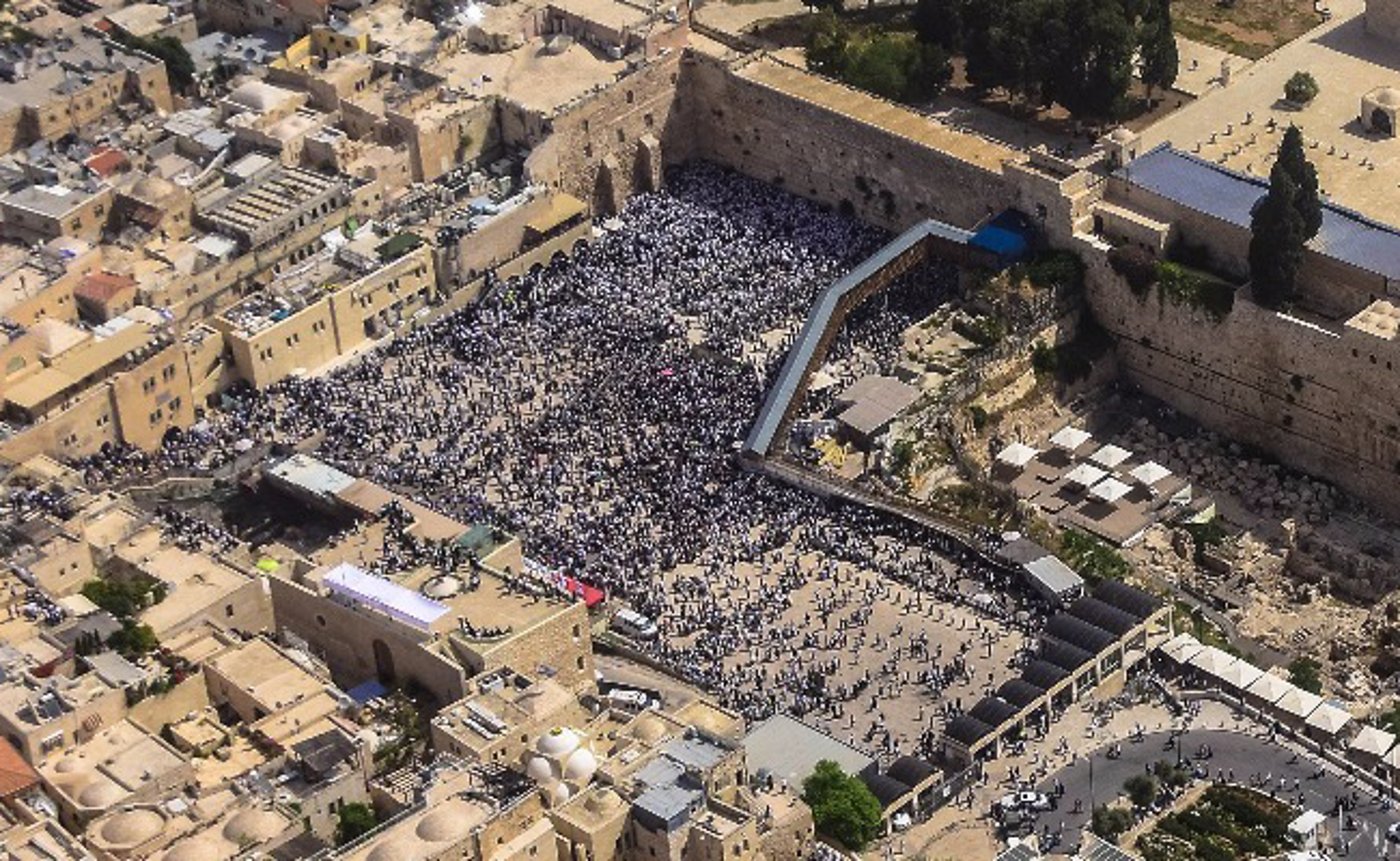 ברכת כהנים בכותל, הבוקר