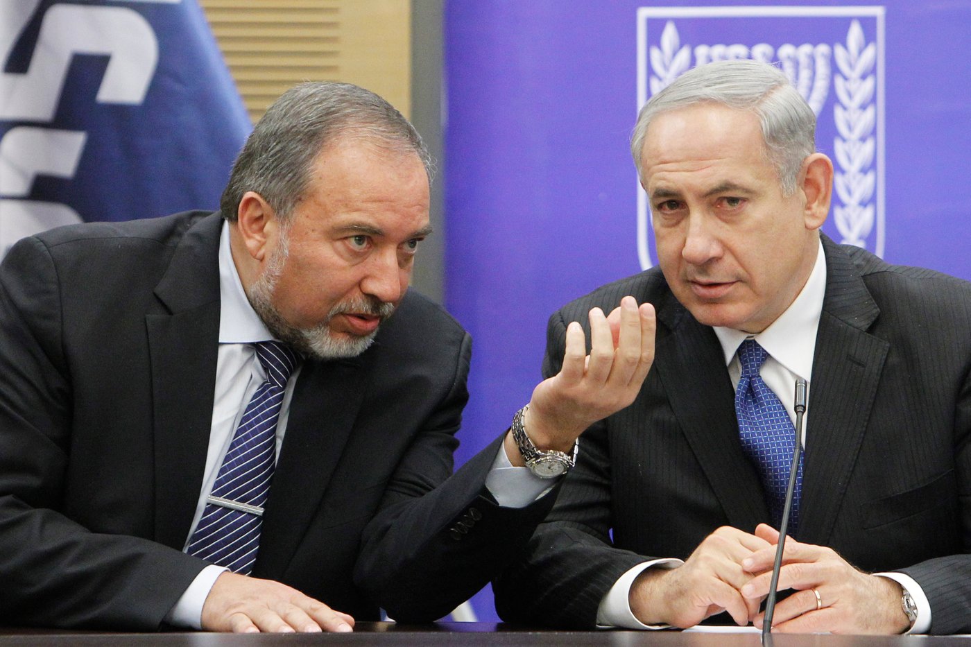 נתניהו וליברמן בימים טובים יותר