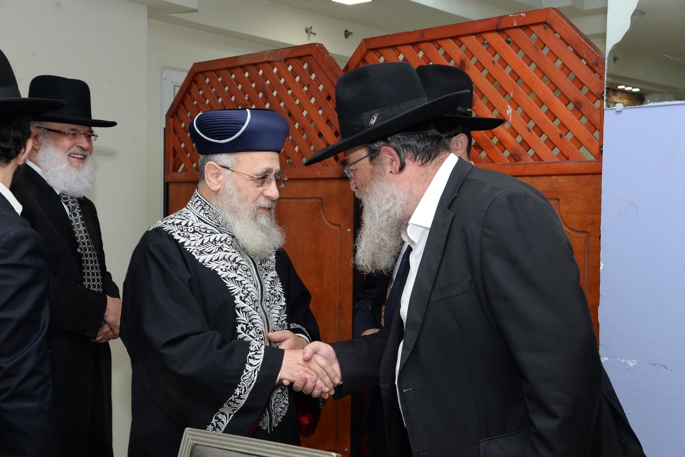 גדולי האדמו"רים בשבע ברכות לבת הראשון לציון הגר"י יוסף
