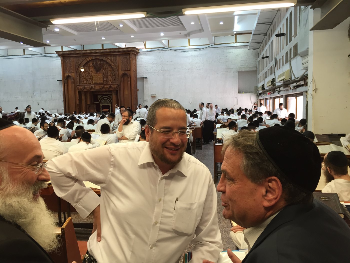 יו"ר מפעל הפיס עוזי דיין סייר בישיבות בבני ברק