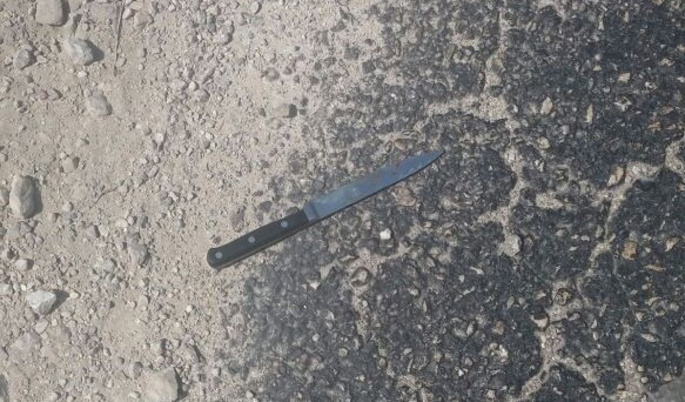 הסכין של המחבל
