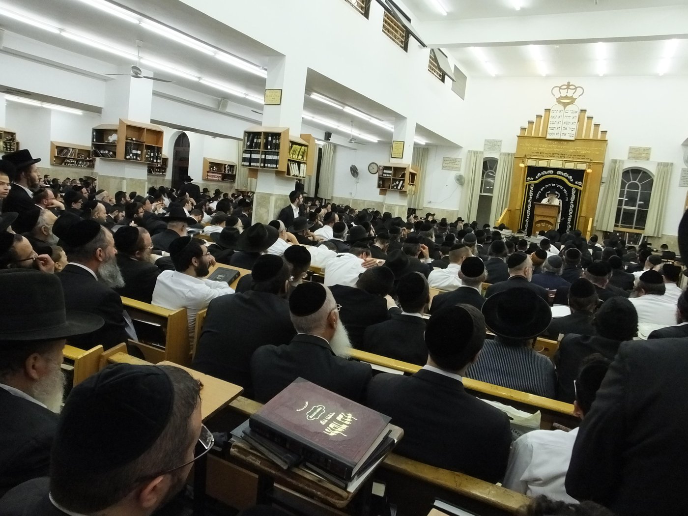 ההספד על רבי אריה פינקל זצ"ל בישיבת מיר | גלריה