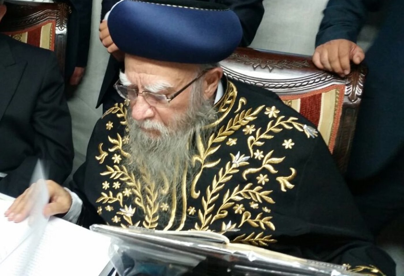 'הקבלת פני רבו' בסוכת זקן הראשלצי"ם
