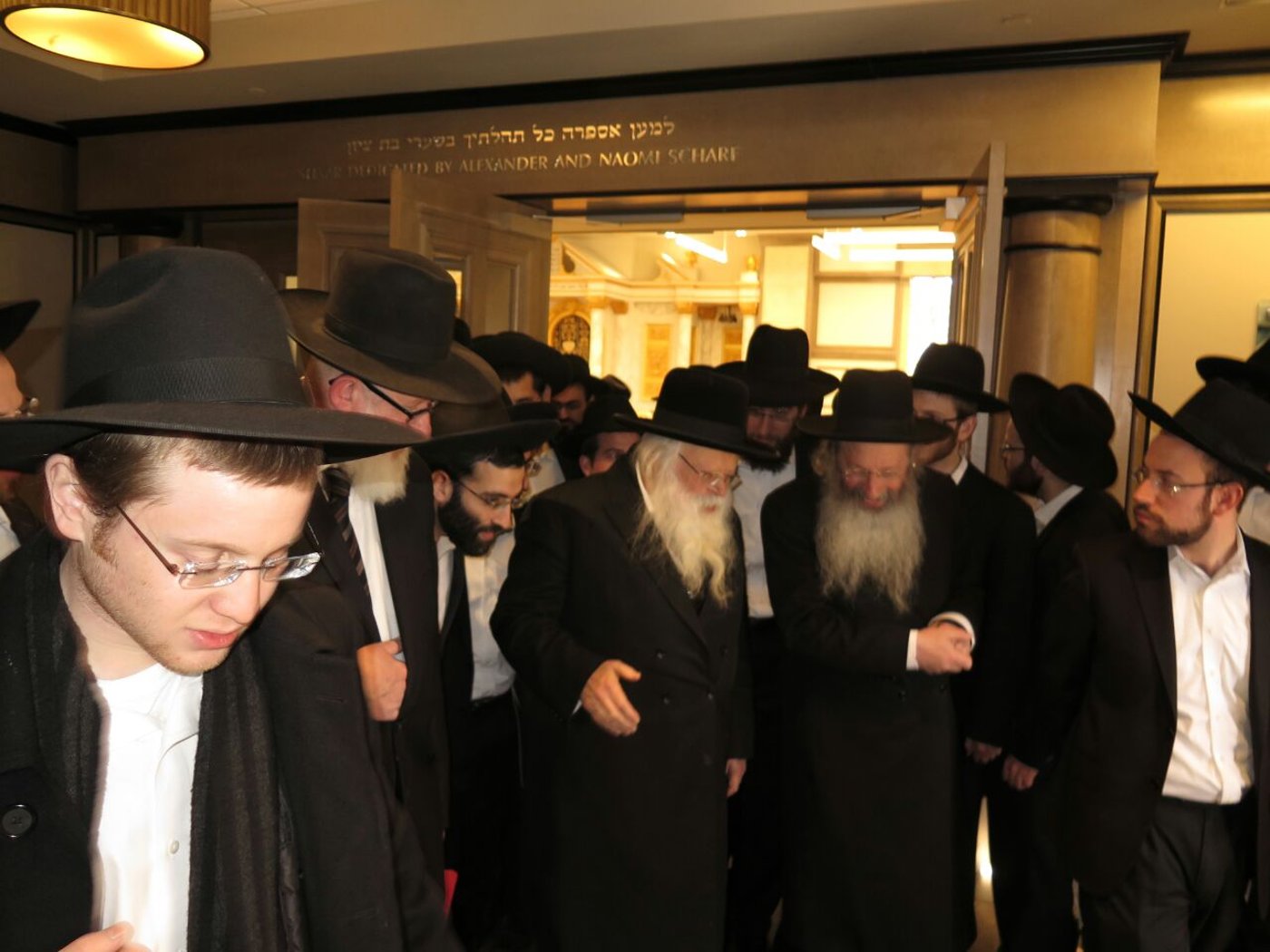הגאון רבי שמואל יעקב בורנשטיין בביקור בארה"ב