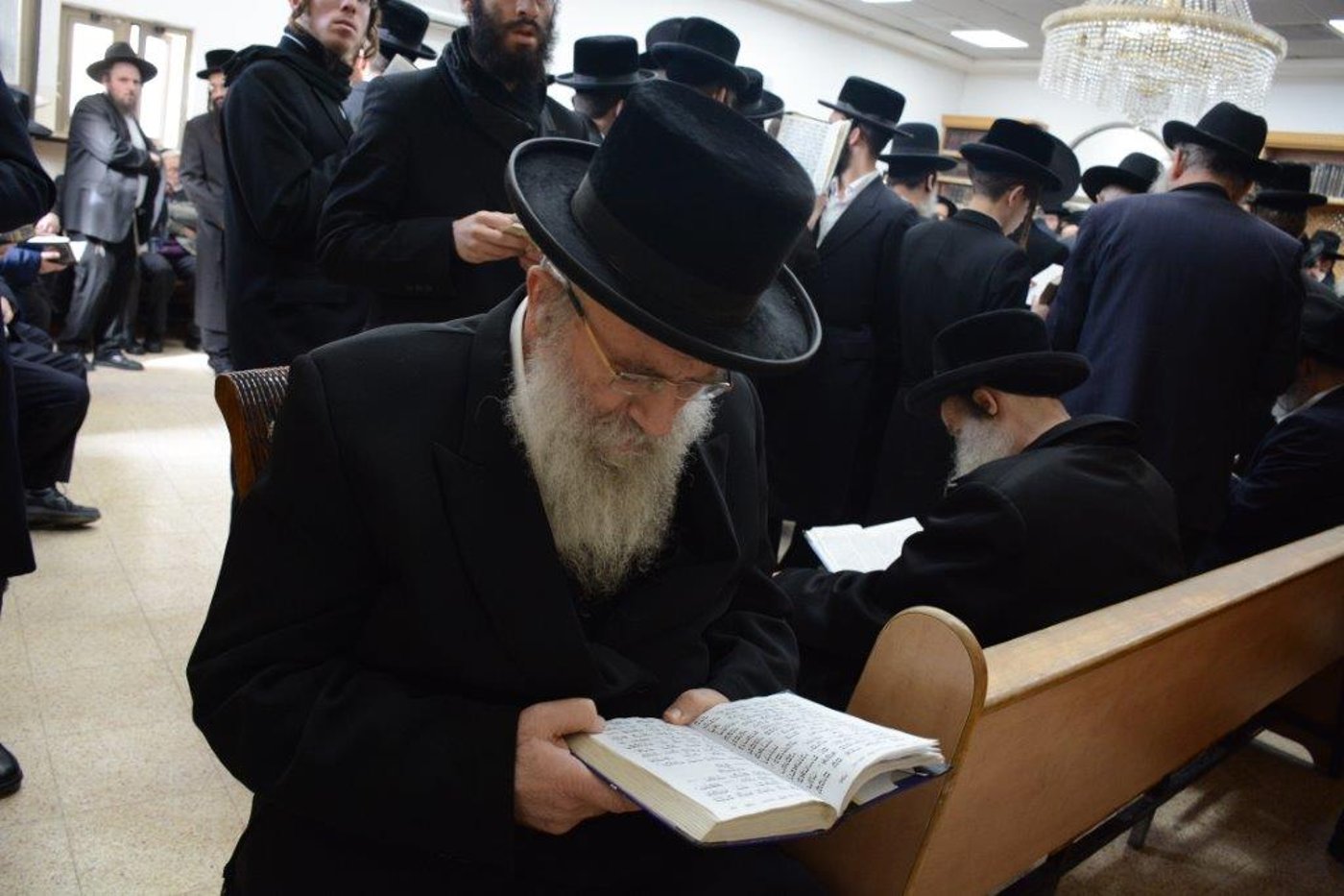 המונים בהלווית האדמו"ר מז'מיגראד זצ"ל
