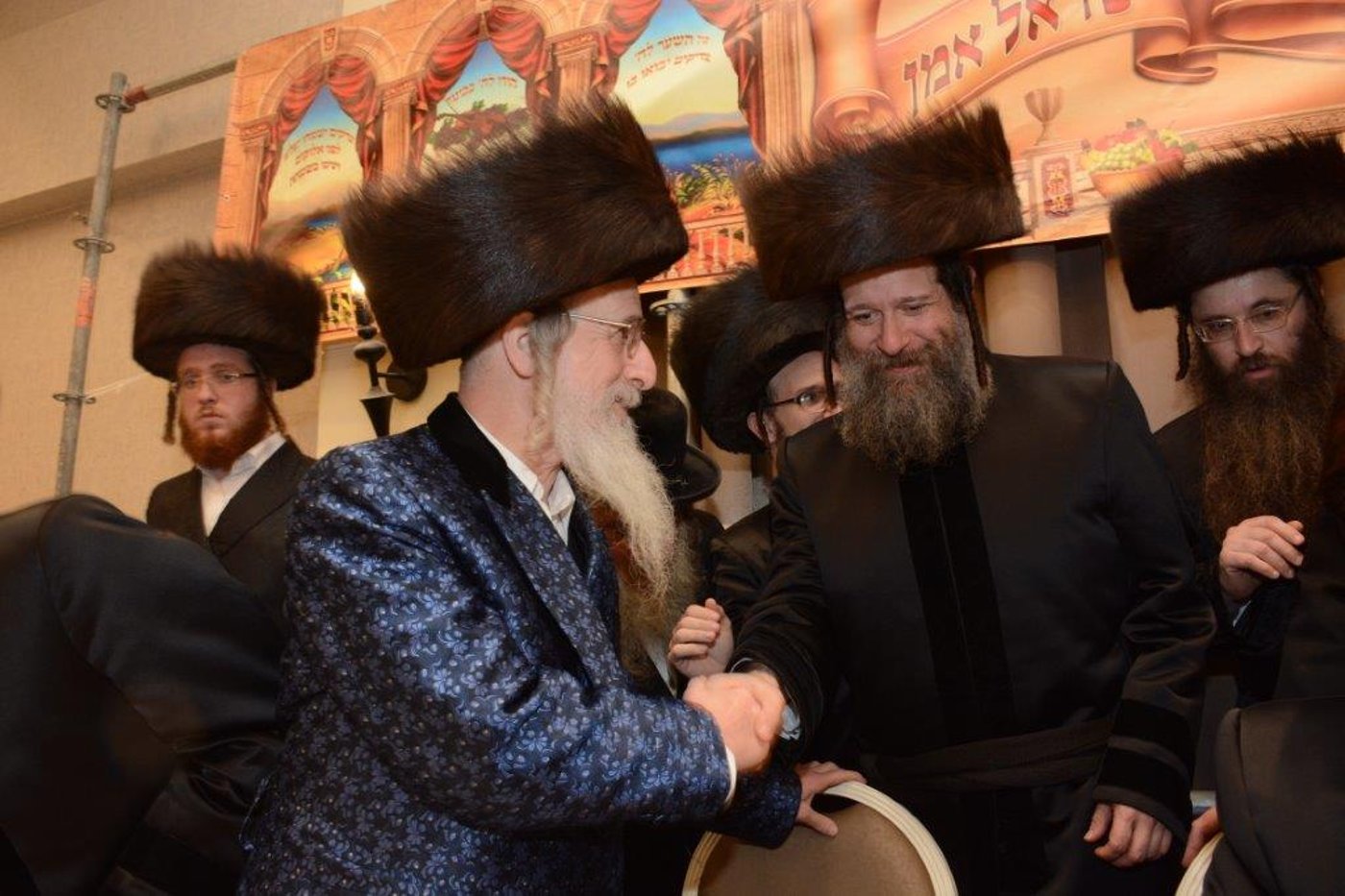 שמחת החתונה בחצר שאץ אשדוד. תיעוד