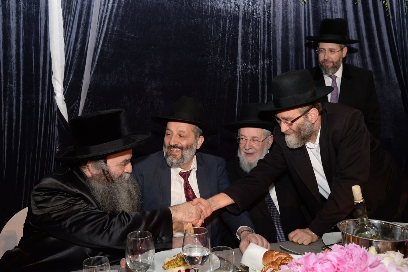 צמרת המדינה בחתונת בת הרב הראשי הגאון רבי דוד לאו