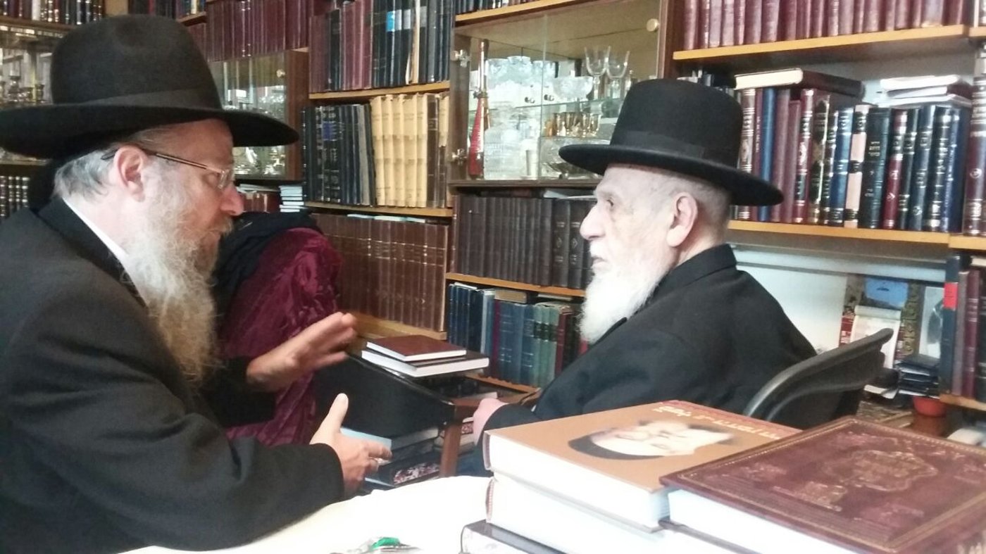 הרב קאופמן עם הגר"ש כהן