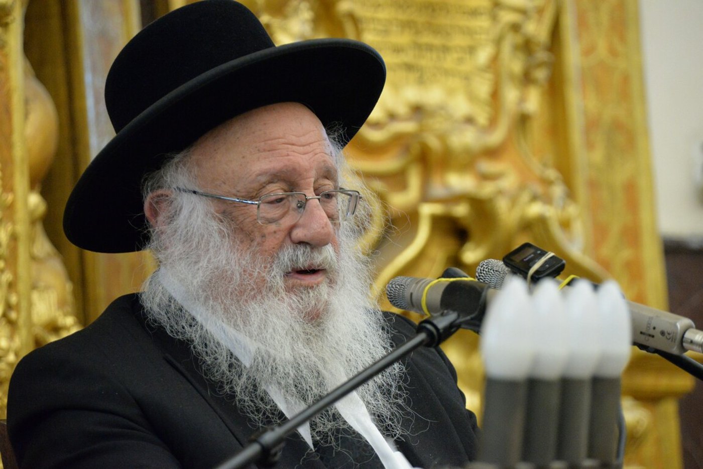עצרת מספד בישיבת פוניבז' לגר"י אדלשטיין