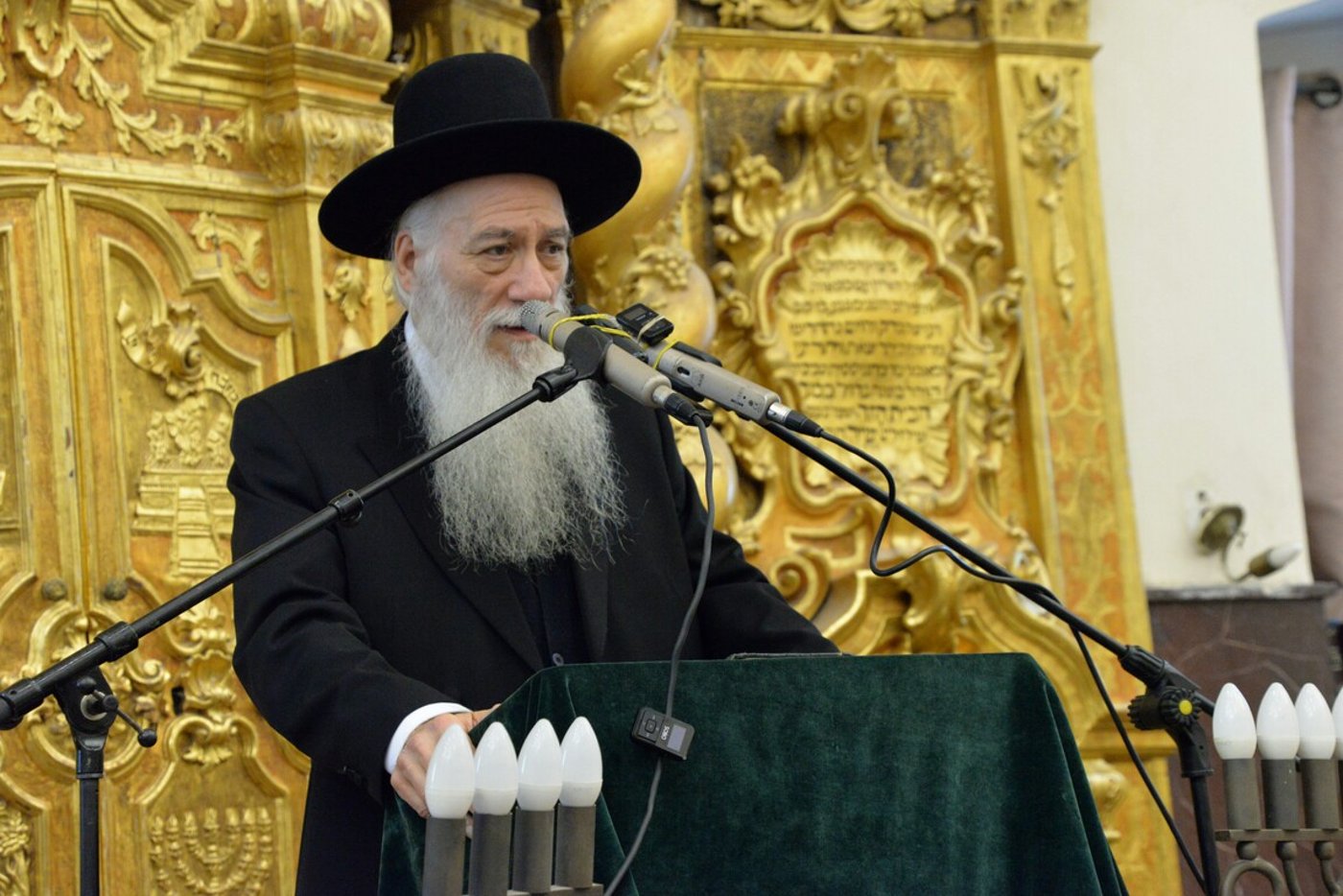 עצרת מספד בישיבת פוניבז' לגר"י אדלשטיין
