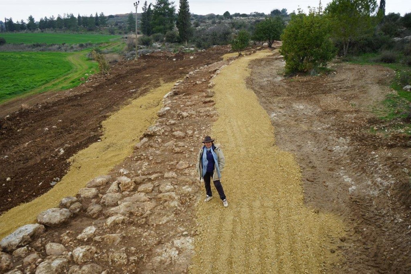 זילברבוד באתר החפירה