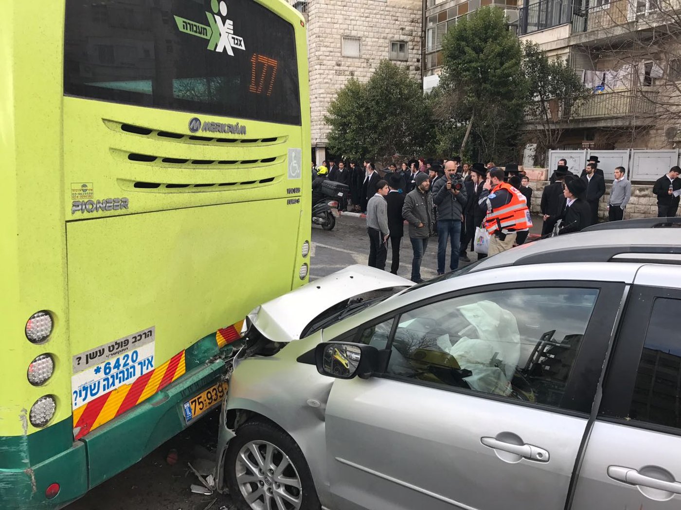 חרדי נפצע קשה בתאונה במרכז ירושלים